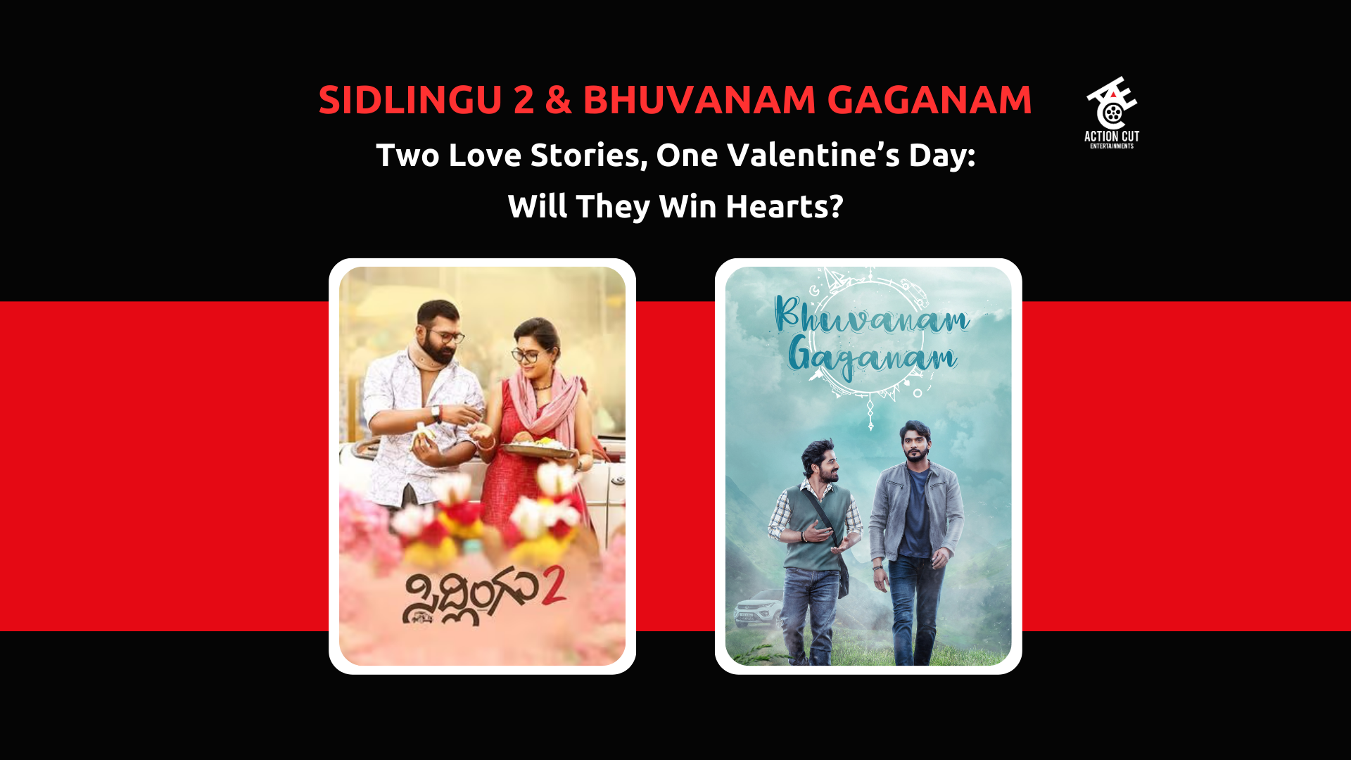 Sidlingu 2 & Bhuvanam Gaganam – Two Love Stories, One Valentine’s Day: Will They Win Hearts?